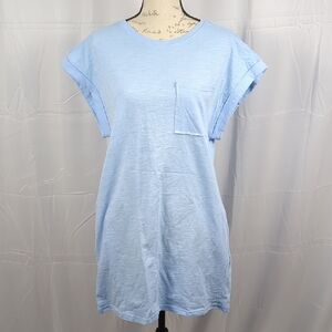 Sky Blue T-Shirt Dress